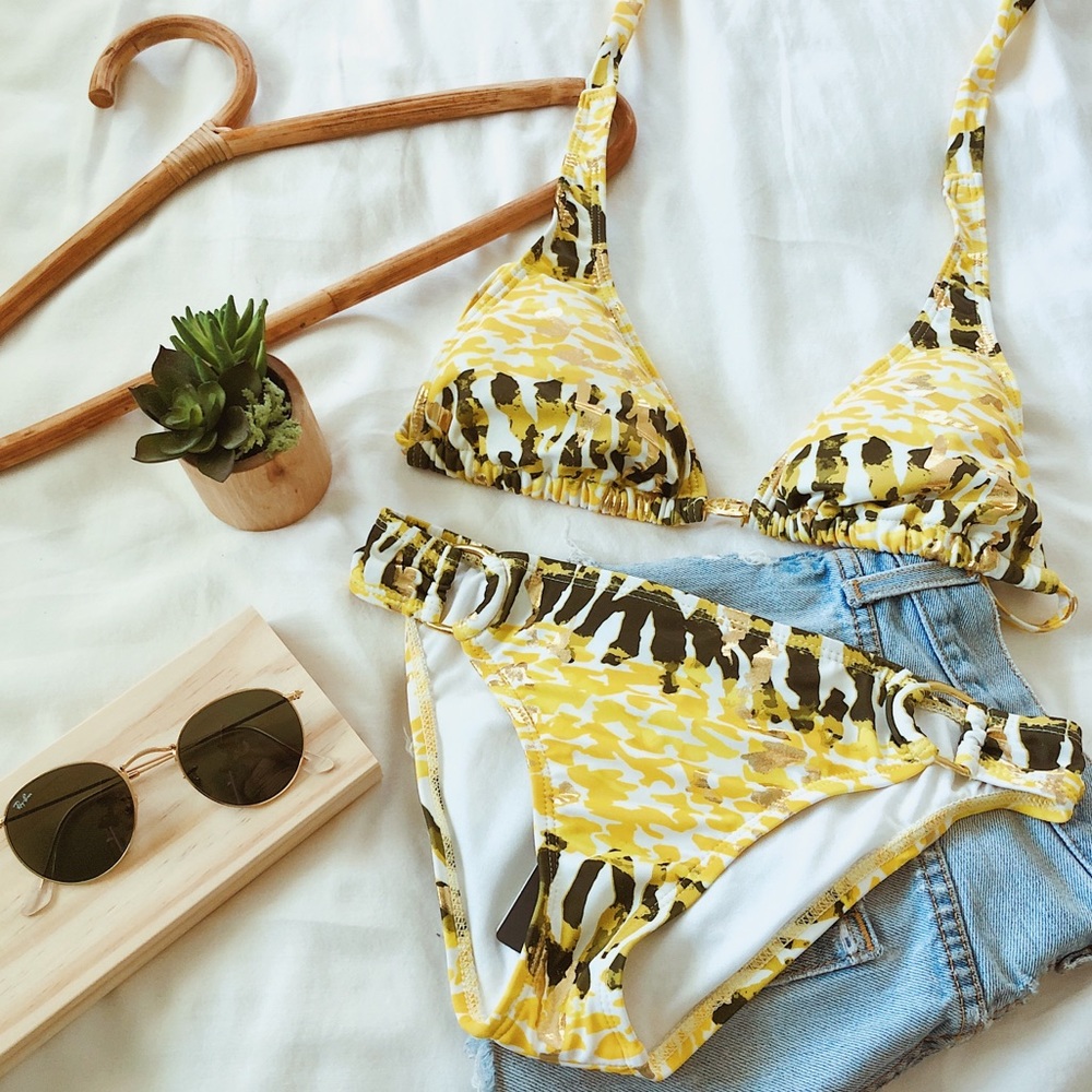 NWT↠Guess Yellow Bikini